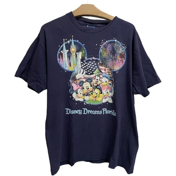 Disney DREAM FLORIDA mens t shirt navy blue - Picture 1 of 5
